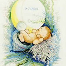 Схема вышивки «вода»