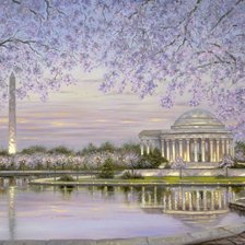 Схема вышивки «Spring Blossom – Washington»