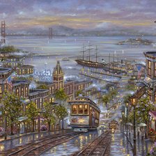 Схема вышивки «San Francisco»