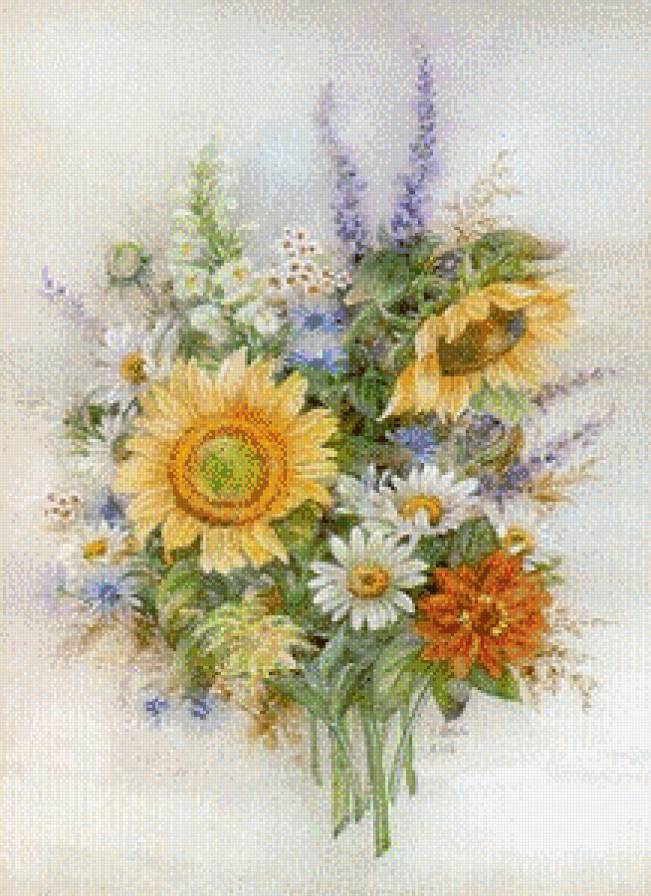 Цветочный натюрморт - предпросмотр