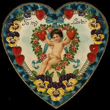 Схема вышивки «Валентинка»