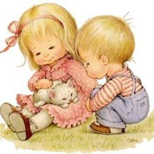 Схема вышивки «детки»