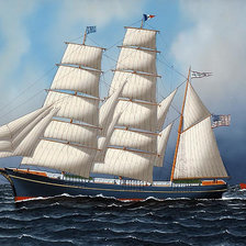 Схема вышивки «перед штормом»