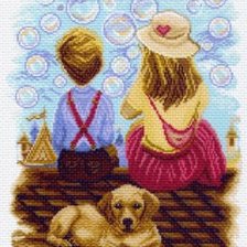 Схема вышивки «мыльные пузыри»