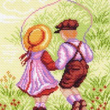 Схема вышивки «скакалка»