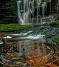 Схема вышивки «водопад»