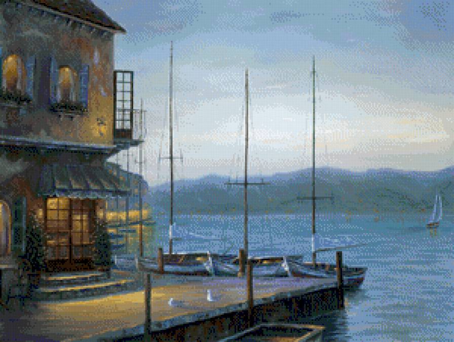 Café Santorini, Greece - санторини, греция, robert finale - предпросмотр