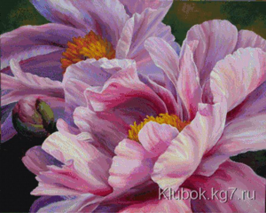 панно - цветы, панно - предпросмотр