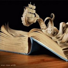 Схема вышивки «ожившие страницы»