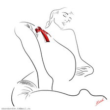 Схема вышивки «силуэт»