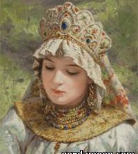 Схема вышивки «царевна»