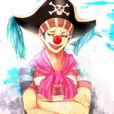 Схема вышивки «клоун багги»