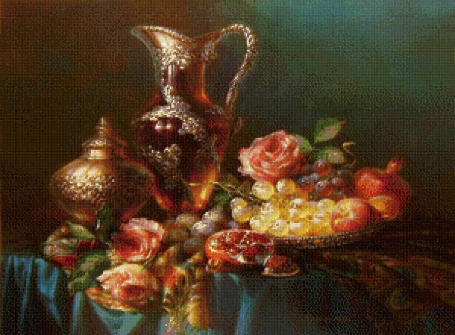 Натюрморт 12 - живопись, картина, натюрморт - предпросмотр