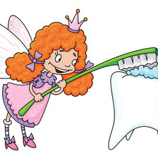 Схема вышивки «Зубная фея»