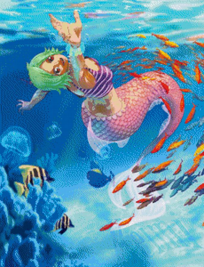 русалка - ван пис, аниме - предпросмотр