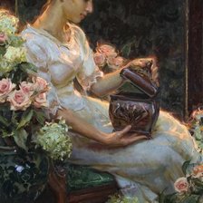 Схема вышивки «girl»