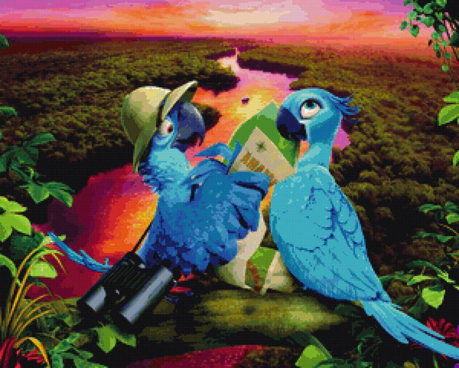 Рио - мульты, птицы - предпросмотр