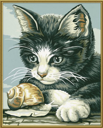 встреча - коты, котики, улитка, кот - оригинал