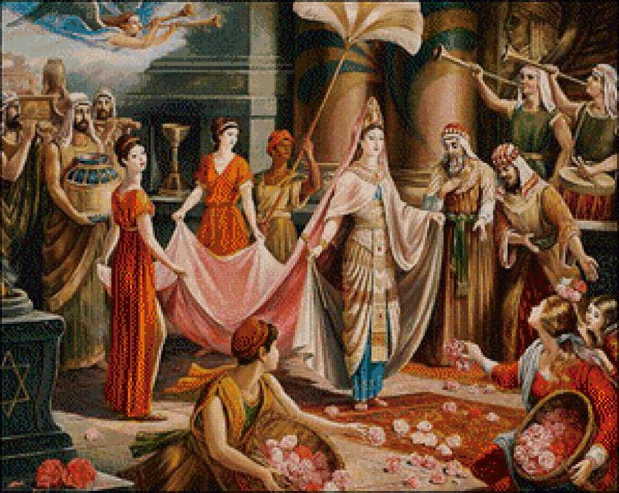 царица савская - картина, девушка - предпросмотр