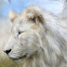 Схема вышивки «царь зверей»