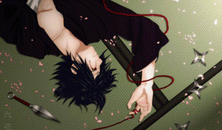 Саске - аниме, наруто - предпросмотр