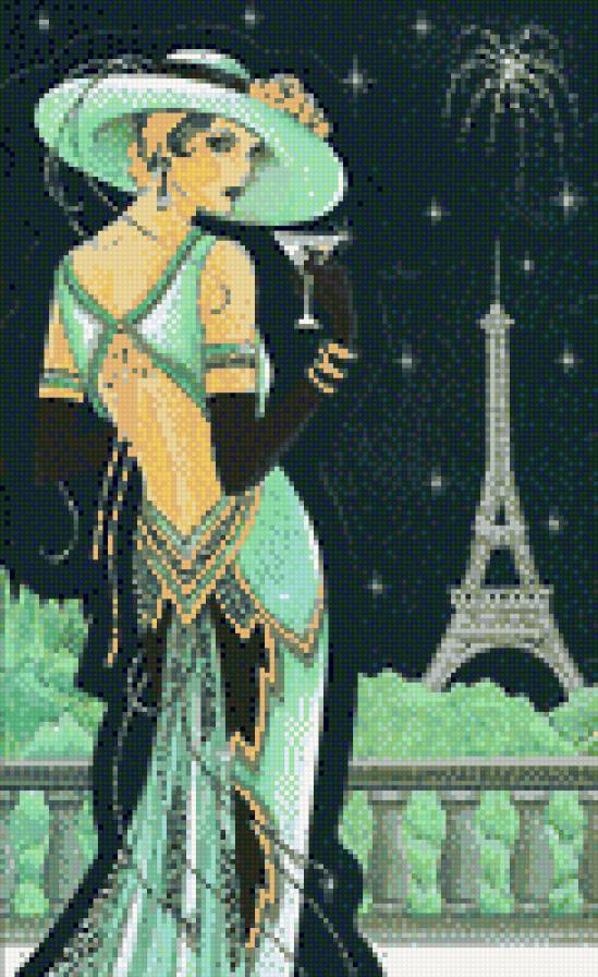 Леди Парижа. - города., дамы - предпросмотр