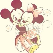 Схема вышивки «микки маус»