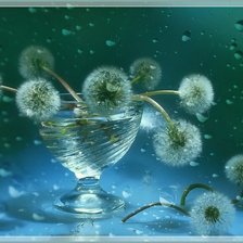 Схема вышивки «цветы, стекло»