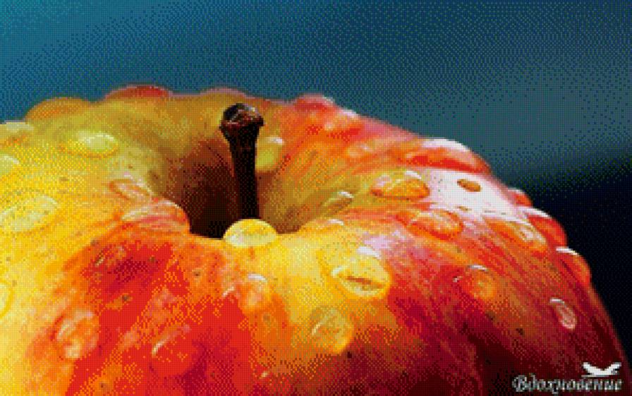 яблоко - вода, яблоко - предпросмотр