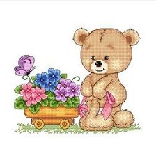 Схема вышивки «Мишка»