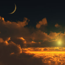 Схема вышивки «небо»