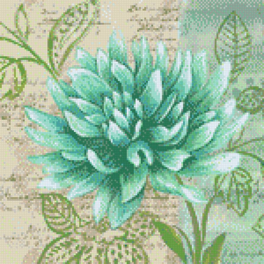 изумруд - цветы - предпросмотр