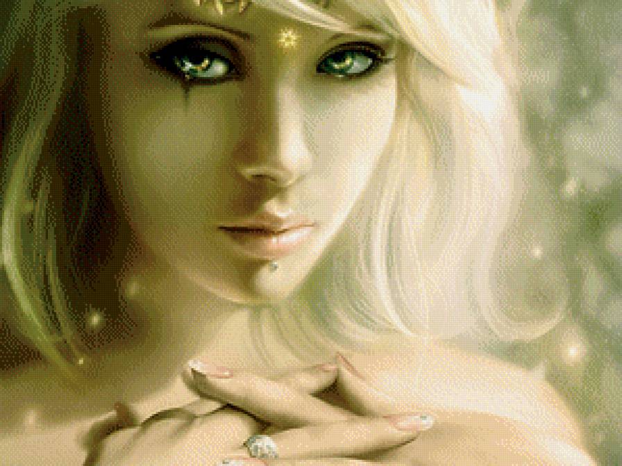 девушка-фэнтези - красивая, девушка, женщина, фэнтези, красавица - предпросмотр