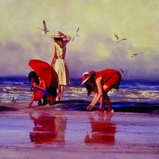 Схема вышивки «на море»