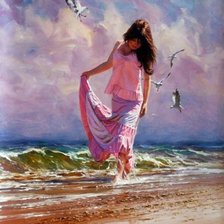 Схема вышивки «на море»