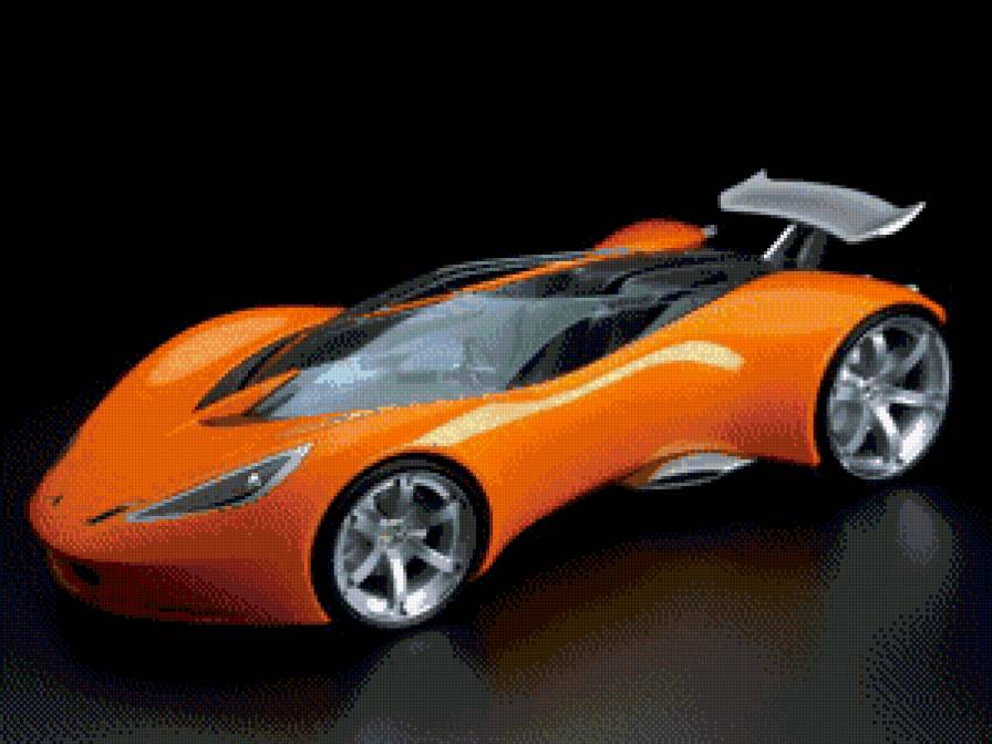 оранжевая бестия - ламборждини, авто - предпросмотр