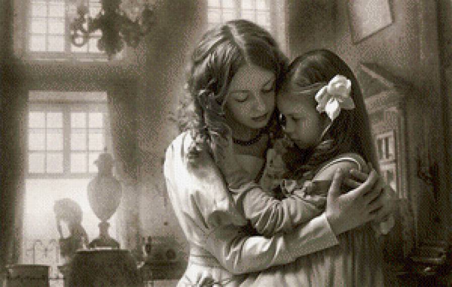 Мама и дитя - любовь, мама, нежность, объятья, ребенок, дочка - предпросмотр