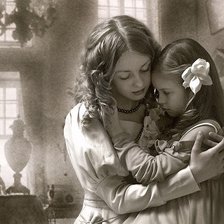 Схема вышивки «Мама и дитя»