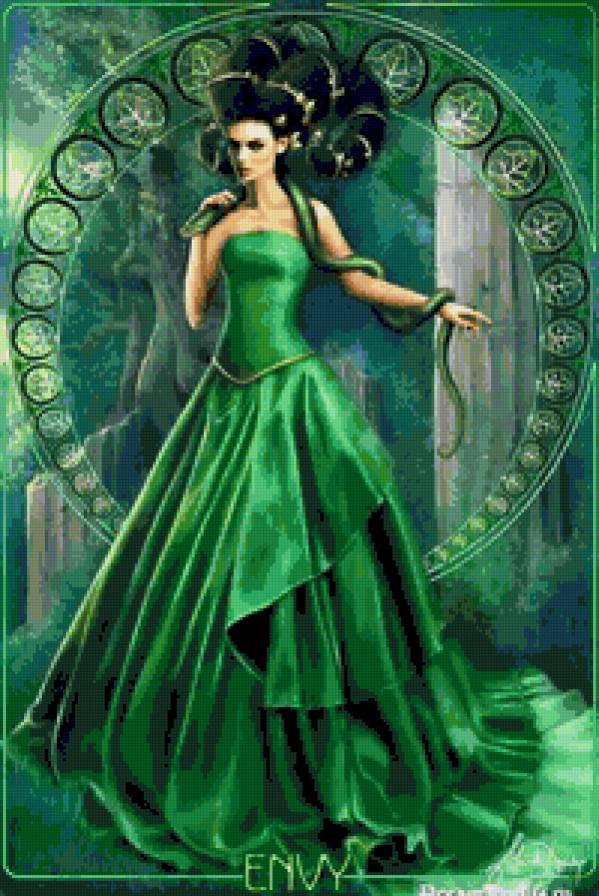 7 Смертных Грехов. Зависть - женщина, грех, зависть, девушка - предпросмотр