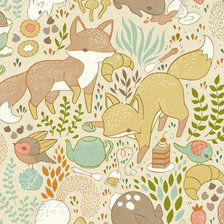 Схема вышивки «Чаепитие»