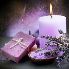 Схема вышивки «Лаванда»