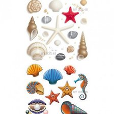 Схема вышивки «Морской семпл»