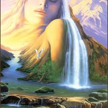 Схема вышивки «пейзаж»