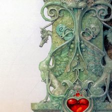 Схема вышивки «Колонна»