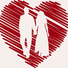 Схема вышивки «пара»