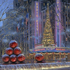 Схема вышивки «Radio City Music Hall»