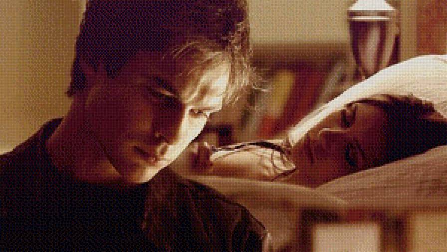 нежность - дэймон, елена, дневники вампира - предпросмотр