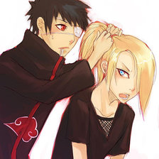 Схема вышивки «Tobi&Deidara»