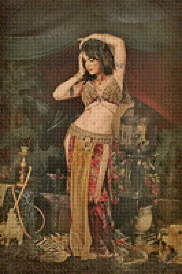 Tribal Fusion Belly Dancer - tribal, belly dancer, fusion - предпросмотр