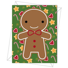 Схема вышивки «Gingerbread men»